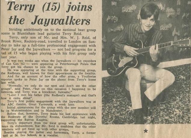 Terry Reid in 1964. 