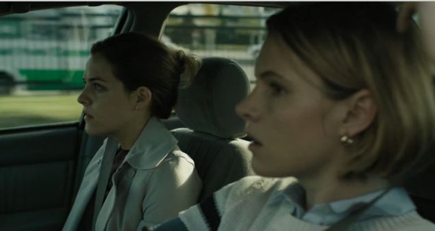 Riley Keough (left) and Amy Seimetz (right) having fun in The Girlfriend Experience.