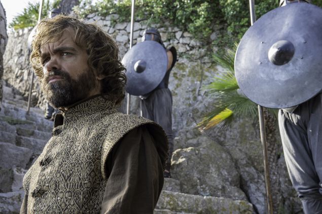 Peter Dinklage as Tyrion Lannister.