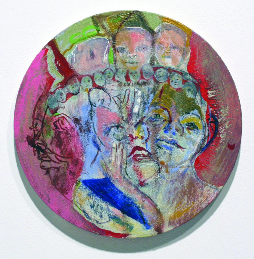 Untitled by Judy Glantzman, who will be participating in 'In Living Pink.'