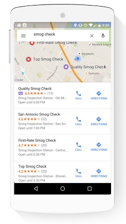 New local search ads