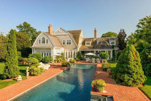 237 Gin Lane sits on two acres of the coveted Southampton street.