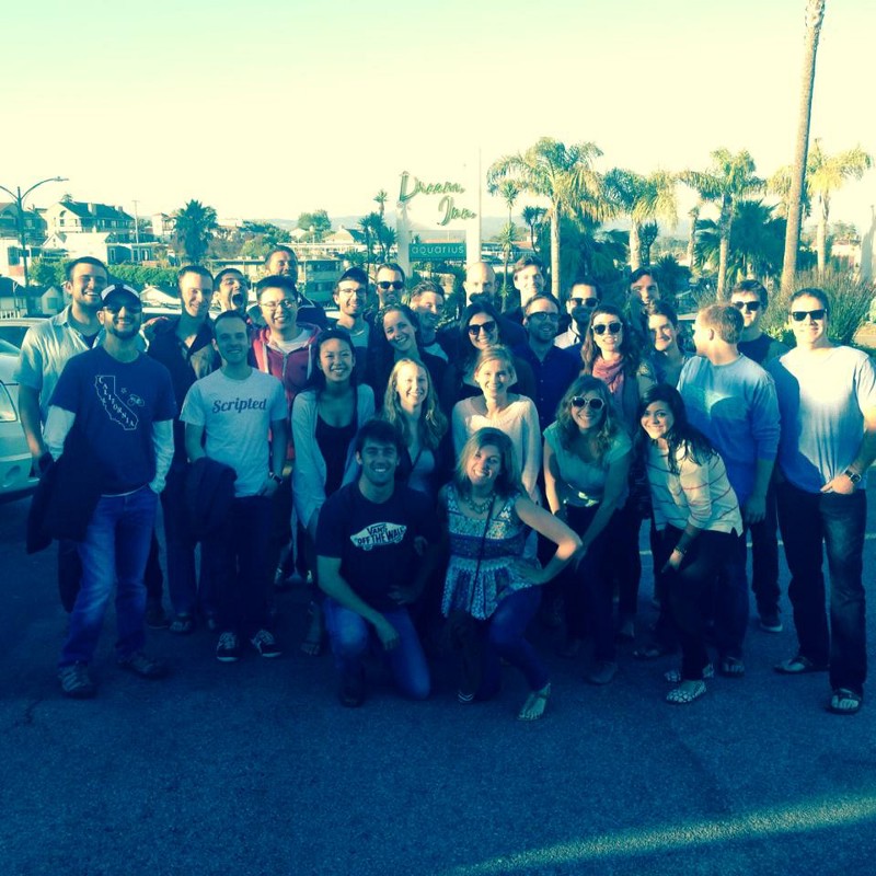 The Scripted team in Santa Cruz