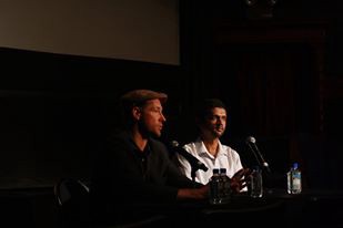 Edward Burns and I at an event for the San Francisco Film Society