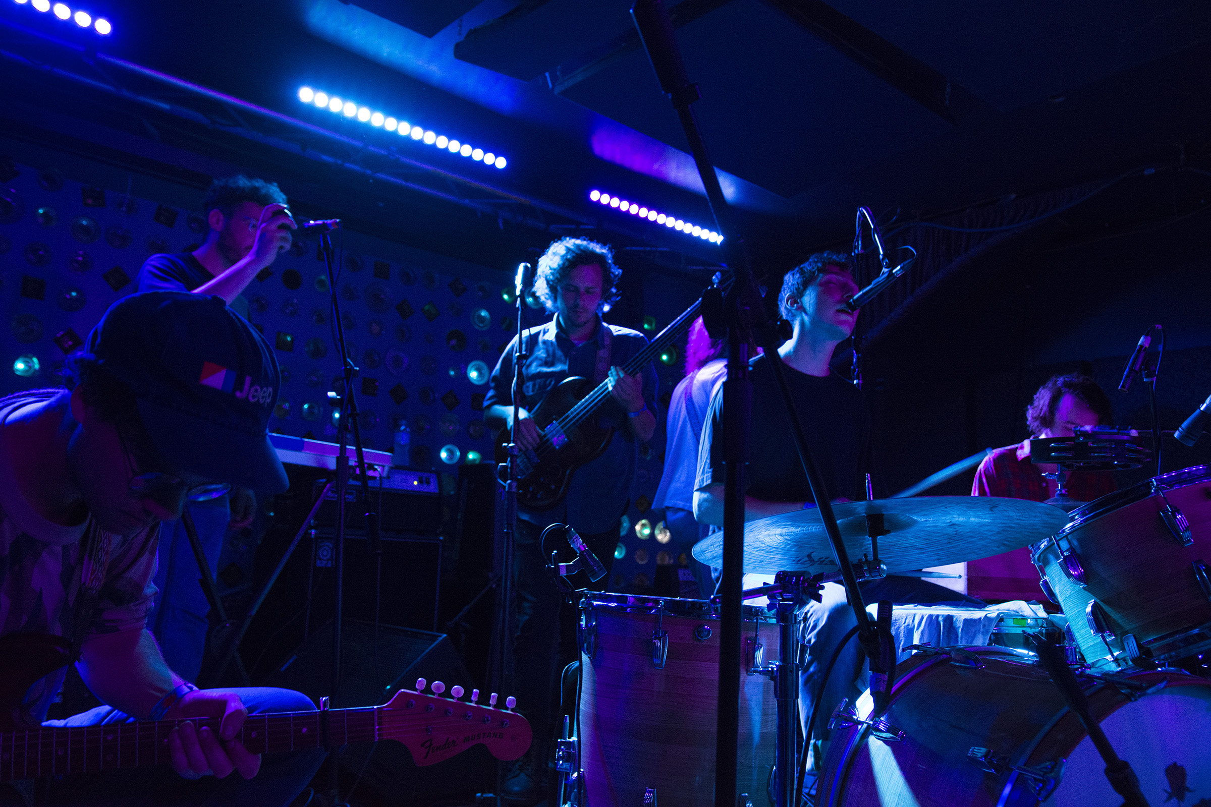 Whitney plays at their album release show at Baby's All Right in Brooklyn, NY on June 3, 2016.