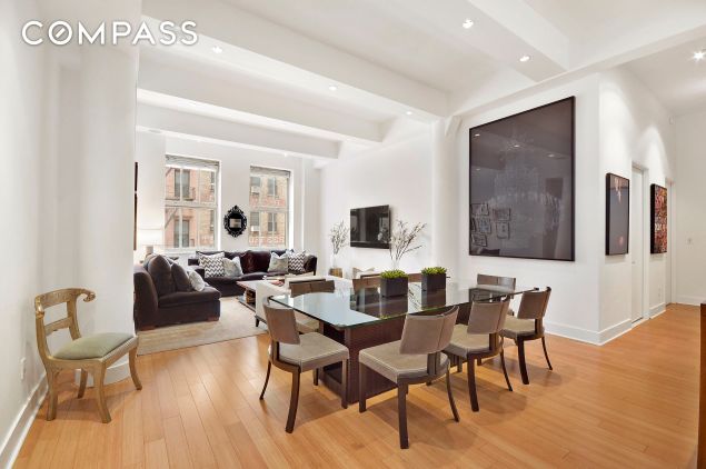 Their new Tribeca loft isn't quite as spacious as their D.C. home...