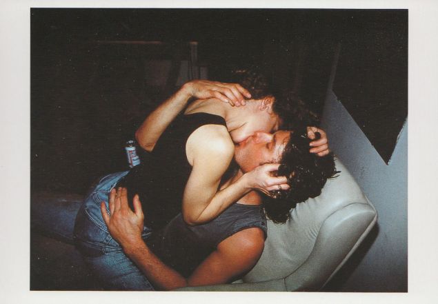 Nan Goldin, Rise and Monty on the Lounge Chair, NYC, 1988.