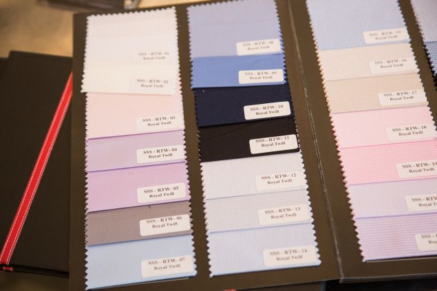 Bindle & Keep's suiting swatches