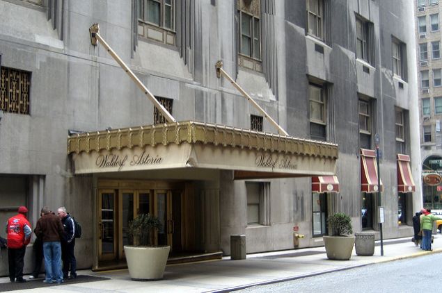 The Waldorf Astoria.