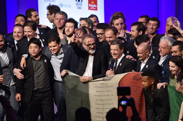 The 50 winners at last night's event