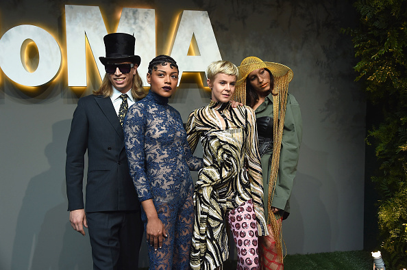 Singer Robyn (2nd-R) and bandmates attend the 2016 Museum of Modern Art Party in the Garden at Museum of Modern Art on June 1, 2016 in New York City.