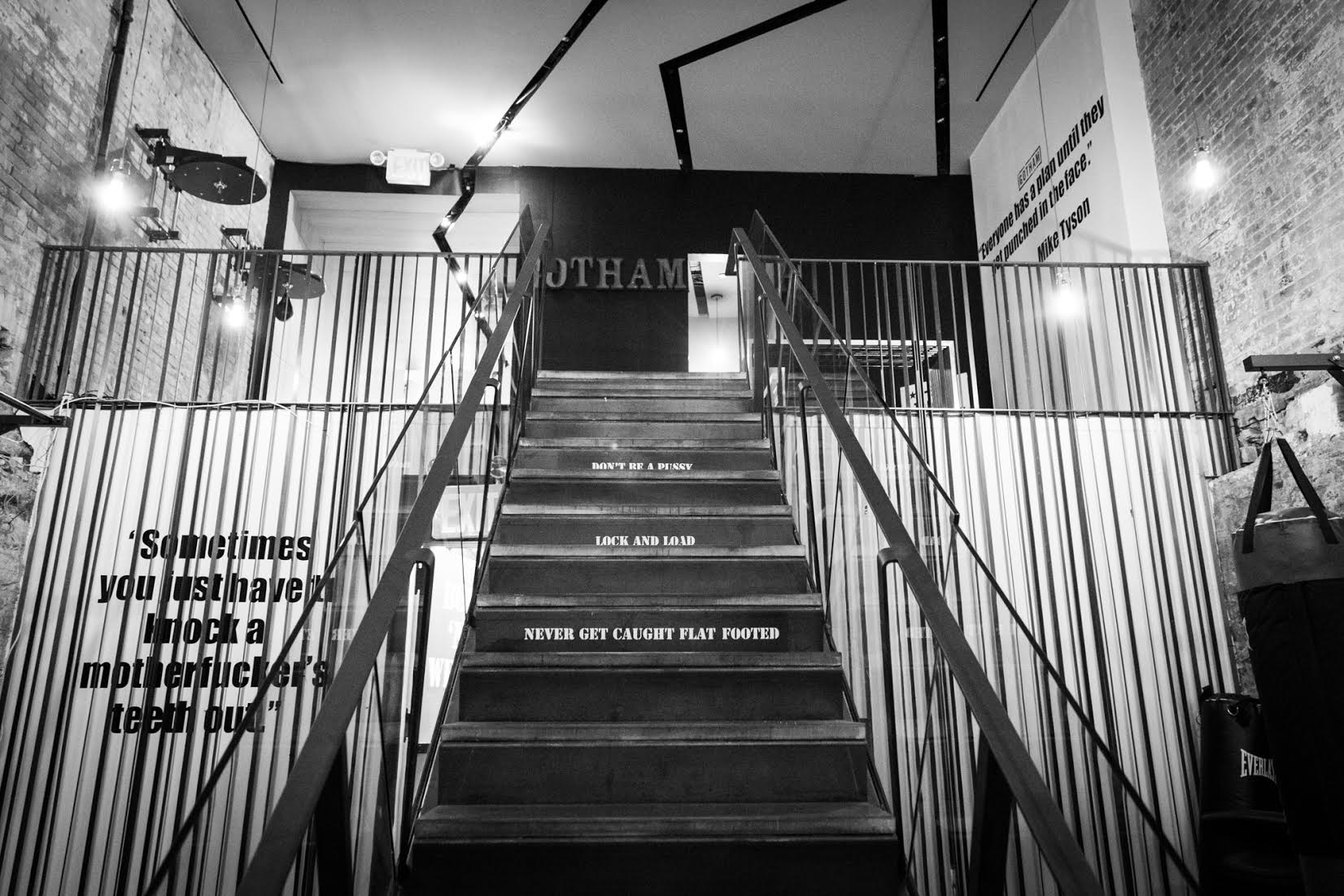 When the stairs are threatening, it's definitely a hardcore work out.