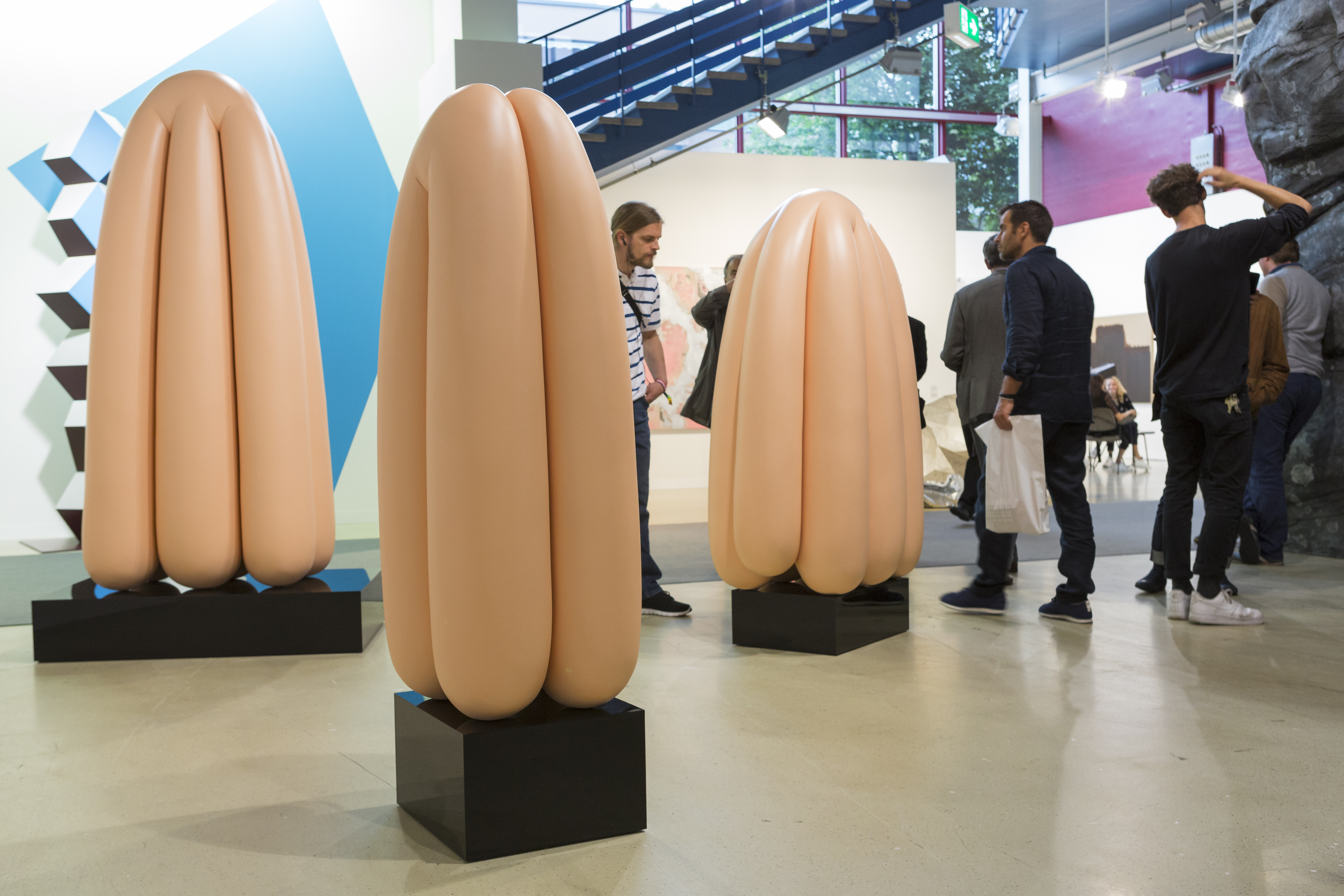 Dan Finsel at Ramiken Crucible in the Statements section, Art Basel 2016.