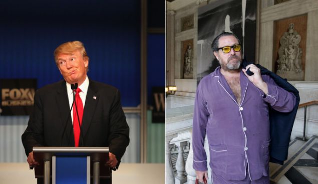 Donald Trump and Julian Schnabel: authors, influencers.