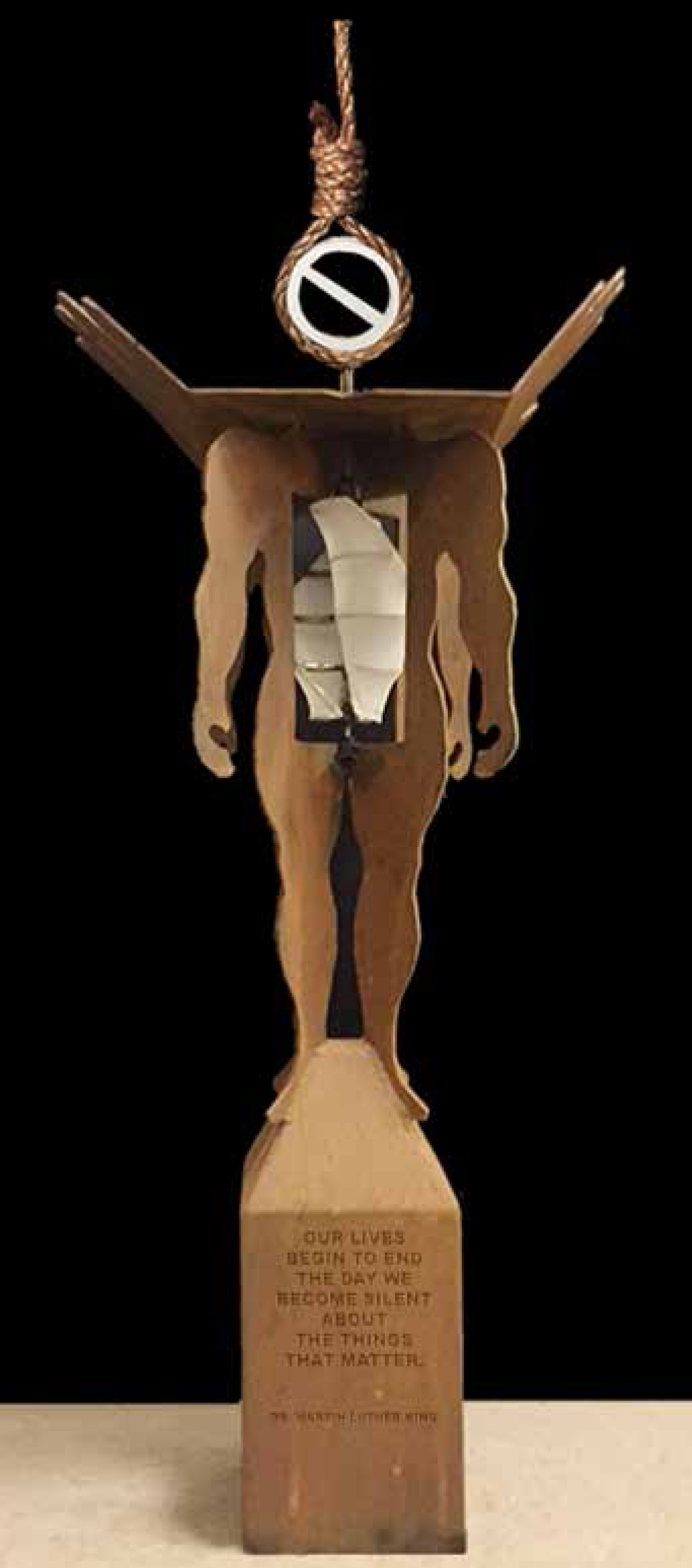 The "controversial" artwork proposed by Aaron Bell.