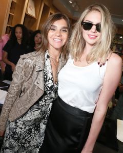 Roitfeld with model Kate Upton.