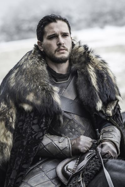 Kit Harington as Jon Snow.