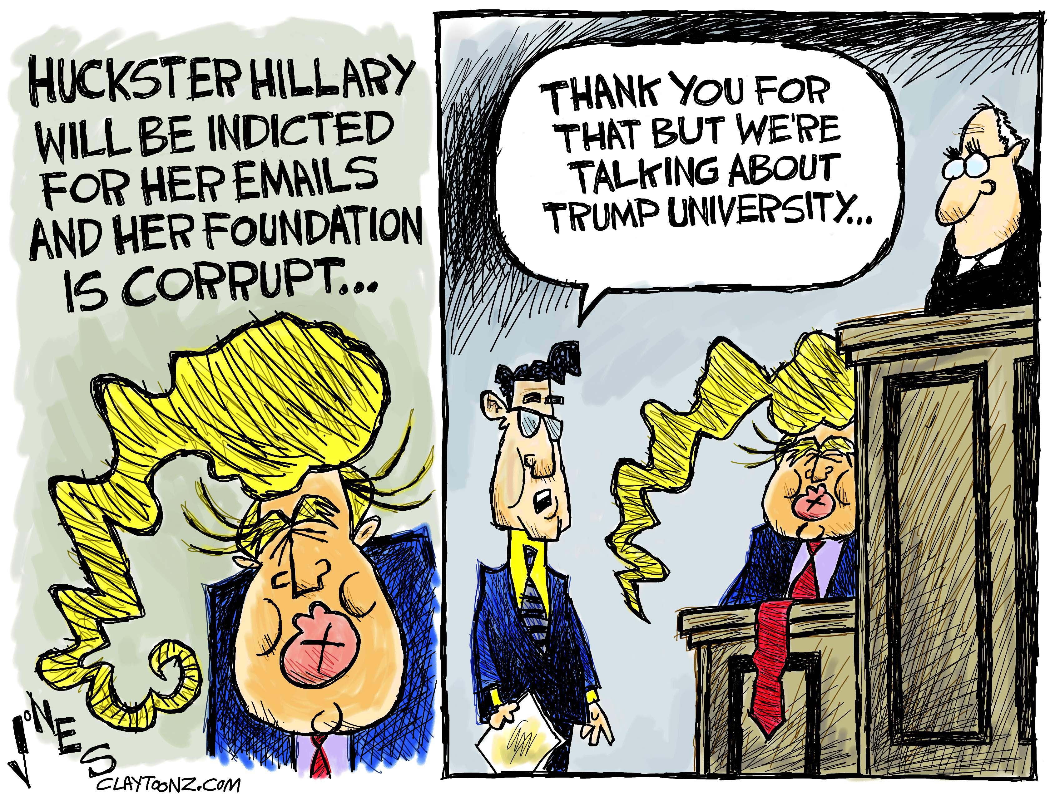 Huckster University.