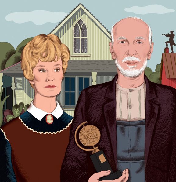 Will Jessica Lange and Frank Langella win Tony Awards for their roles in plays this season?