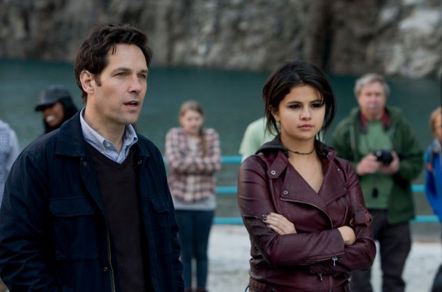 Paul Rudd and Selena Gomez in The Fundamentals of Caring.