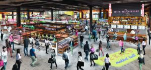 A rendering of Dekalb Market Hall.
