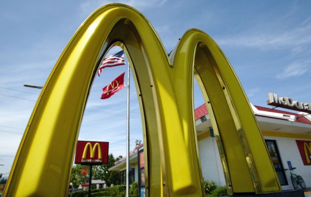 McDonald's Golden Arches. 