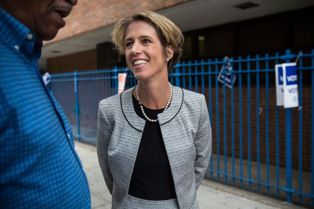 Zephyr Teachout, a Democratic candidate in today's Congressional primary. (Photo by Andrew Burton/Getty Images)
