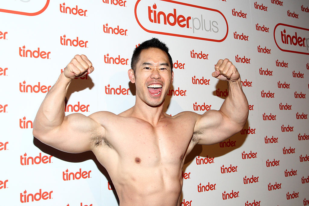 SANTA MONICA, CA - JUNE 17: TV personality Daniel Lue attends the Tinder Plus Launch Party featuring Jason Derulo and ZEDD at Hangar 8 Santa Monica at Barker Hangar on June 17, 2015 in Santa Monica, California. `