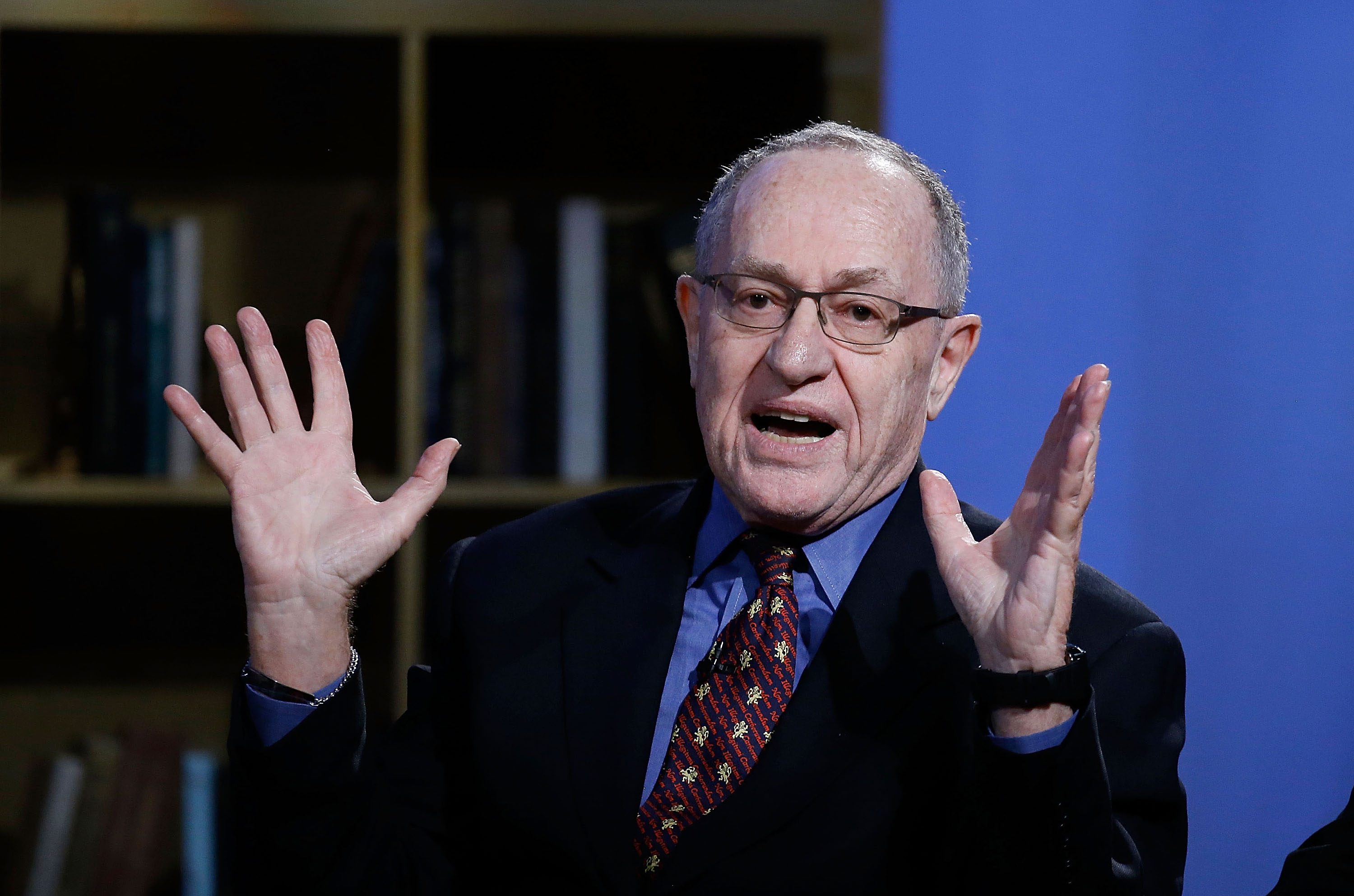 Alan Dershowitz attends Hulu Presents "Triumph's Election Special" produced by Funny Or Die at NEP Studios on February 3, 2016 in New York City.