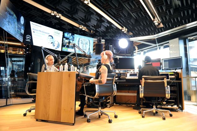 Meredith Graves and Rose McGowan are featured on Samsung's live Talkhouse broadcast
