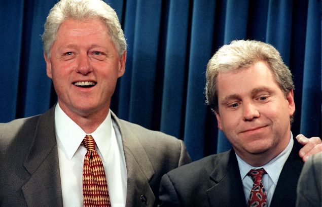 And here's Lockhart with former President Bill Clinton.