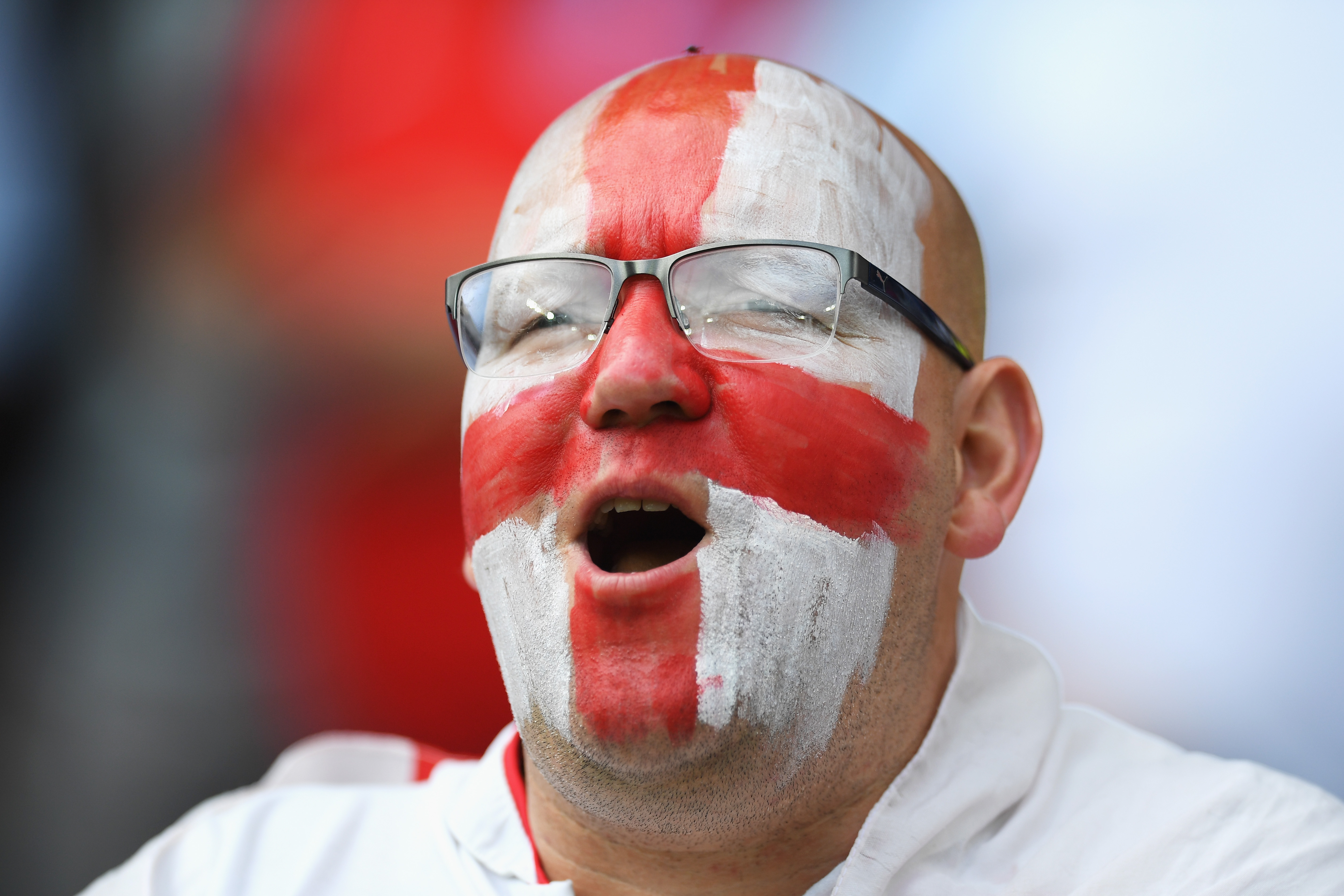 LENS, FRANCE - JUNE 16: Fans prior to the UEFA EURO 2016 Group B match between England and Wales at Stade Bollaert-Delelis on June 16, 2016 in Lens, France.