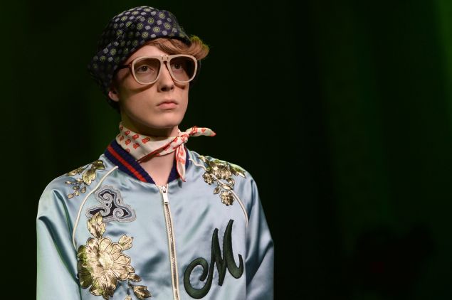 A model in the new DIY jacket