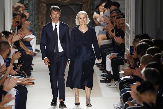 Pier Paolo Picciolo and Maria Grazia Chiuri