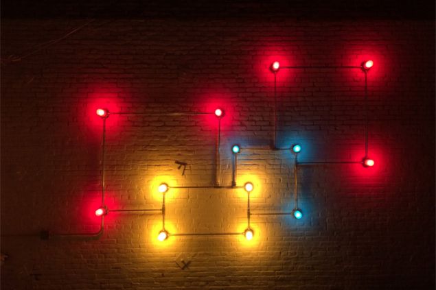 G.T. Pellizzi, Constellation in Red, Yellow and Blue, 2016.
