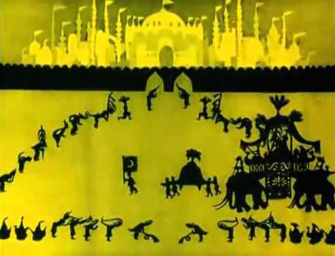 The Adventures of Prince Achmed (1926) by Lotte Reiniger.