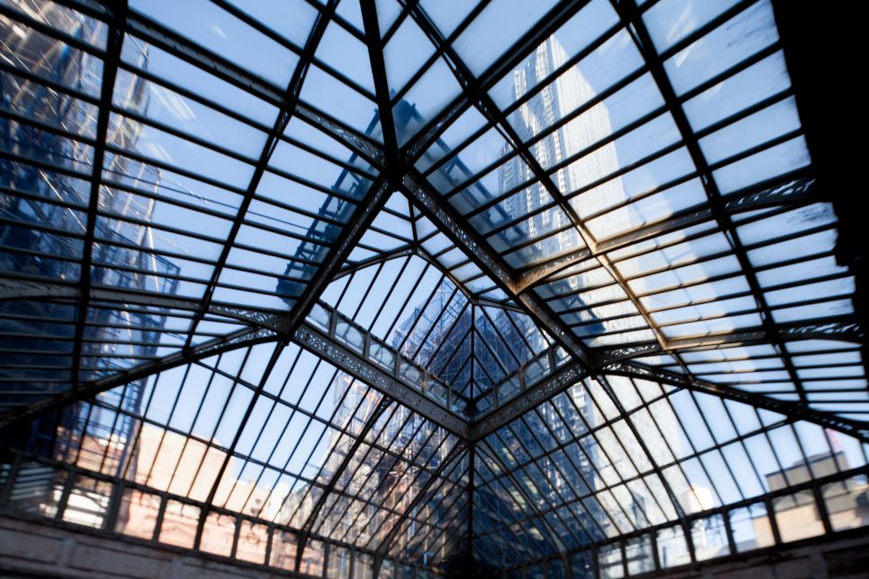 The Beekman Hotel's pyramidal skylight