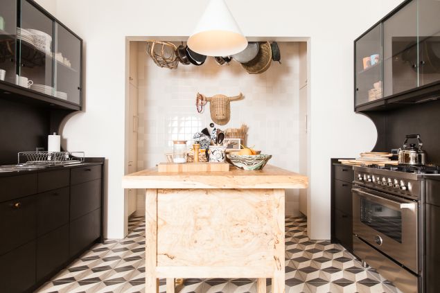 The kitchen island, which is a hub for entertaining