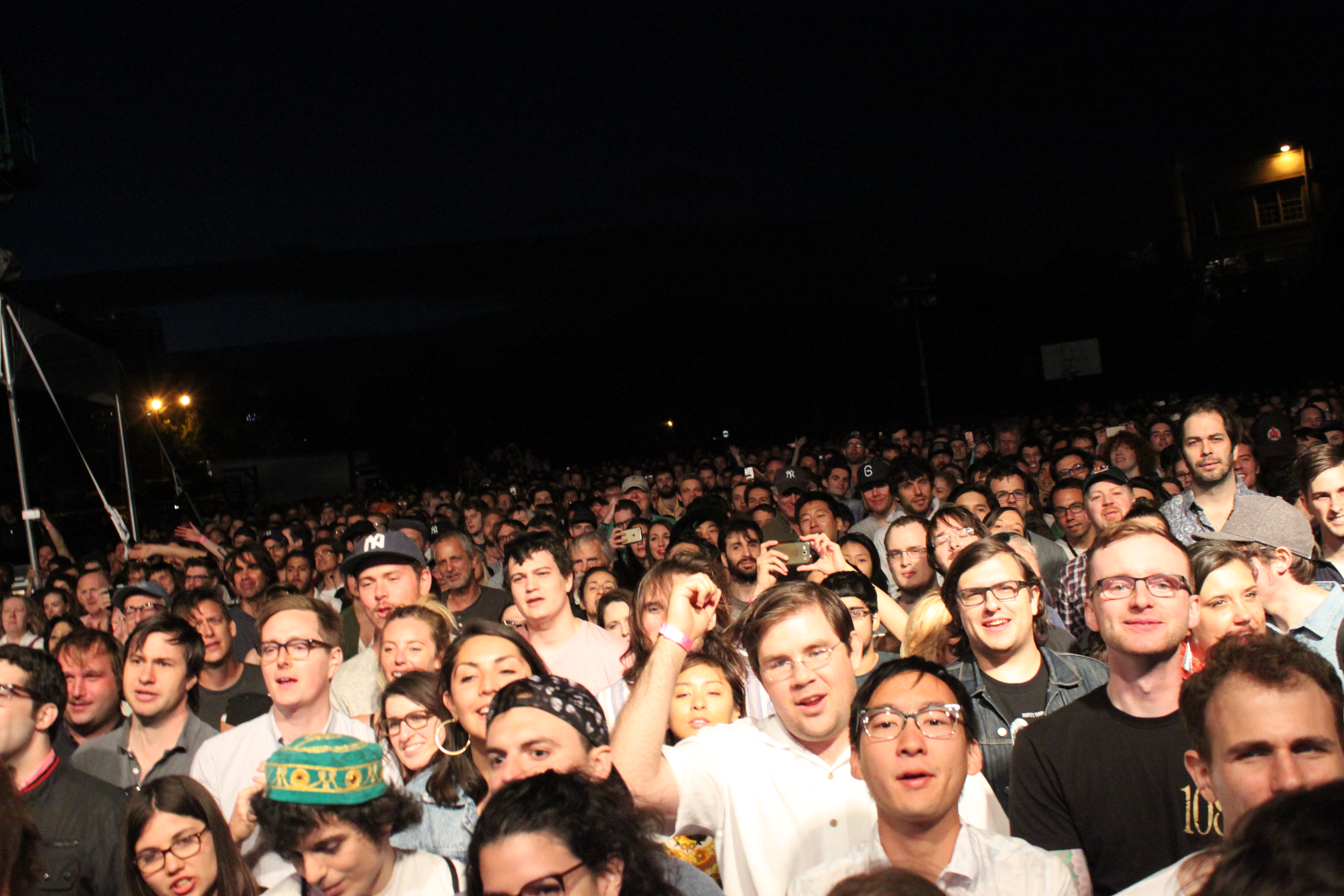 The crowd at Brian Wilson 
