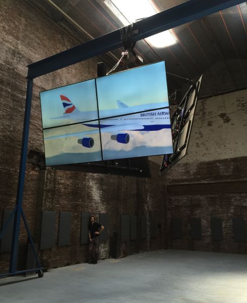 Ed Atkins' Safe Conduct, 2016, in Gavin Brown's new three-story Harlem gallery.