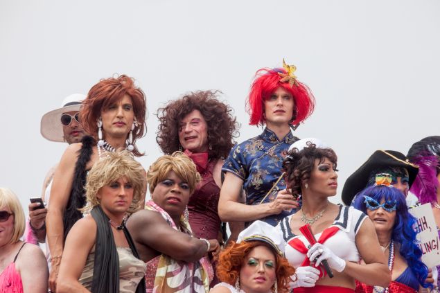 Drag queens prepare for the annual Invasion of the Pines PHOTO: Susan Kravitz