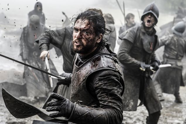 Kit Harington as Jon Snow.