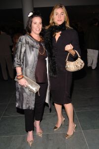 Kate Spade and Pamela Bell, with what we hope to be mini Kate Spade purses circa 2004.