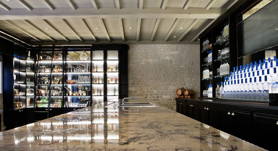 Joe McCanta's mixology classroom at Le Logis
