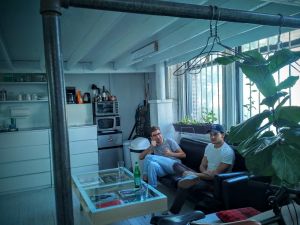Deniz Nazarov (left) and Jesse Walden, Mediachain's co-founders.