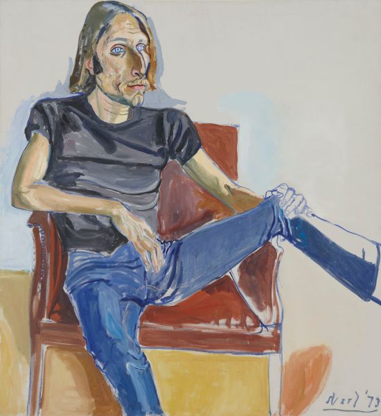 Alice Neel (1900 - 1984) DAVID SOKOLA,1973 Oil on canvas.