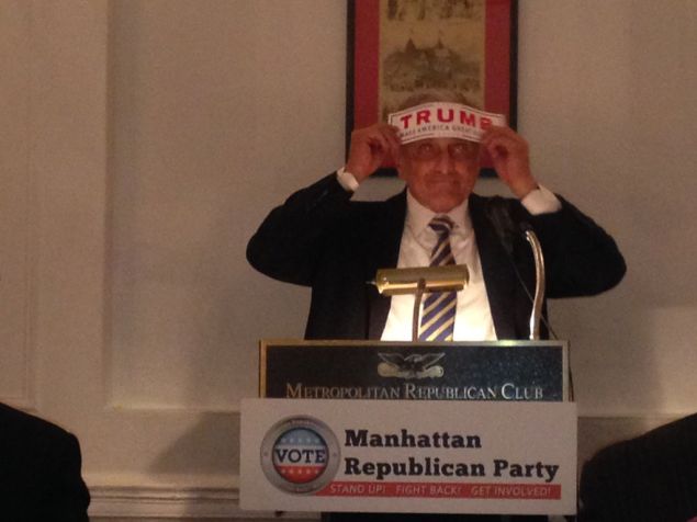 Carl Paladino tonight.