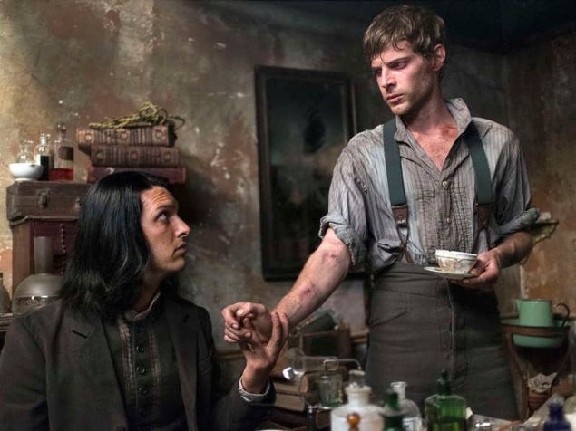 Shazad Latif as Dr. Jekyll and Harry Treadaway as Dr. Victor Frankenstein.