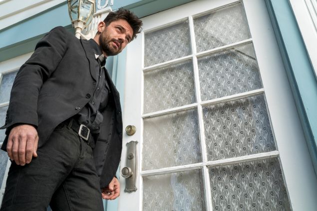 Dominic Cooper as Jesse Custer in AMC's Preacher.