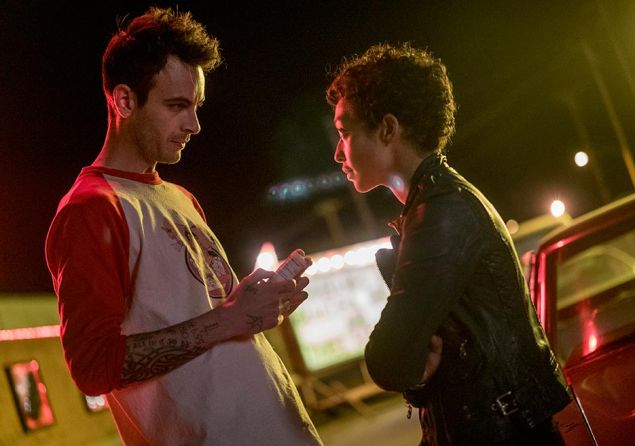 Joseph Gilgun as Cassidy and Ruth Negga as Tulip.